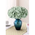 thumbnail image 4 of Morttic Sage Green Hydrangea Silk Flowers Heads 10 Pcs Full Hydrangea Flowers Artificial with Stems for Wedding Home Party Shop Baby Shower Decor, 4 of 10