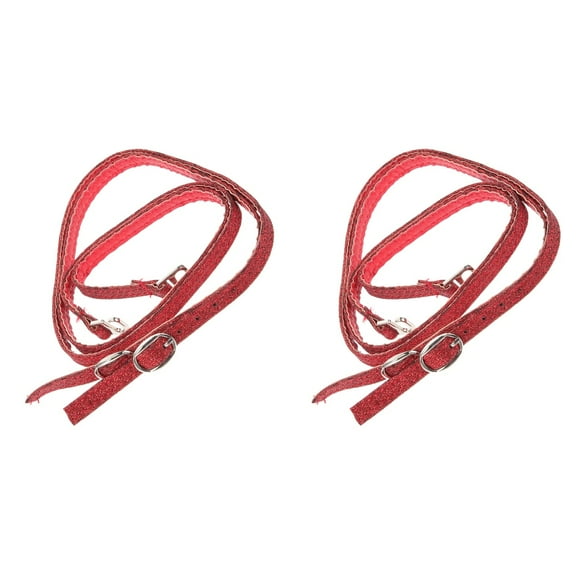 2 Pairs High Heels Laces Elegant Shoe Straps for Ladies Miss