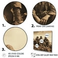 thumbnail image 3 of Designart "Legacy Of Wwii: Vintage Military Wars I" Military Floater Framed Wall Art Prints, 3 of 5