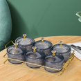thumbnail image 3 of Bandeja para Servir Macarena con Tapas 6 Gris, 3 of 7