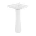 thumbnail image 3 of St.Tropez Corner Two-Piece Pedestal Sink, 3 of 11