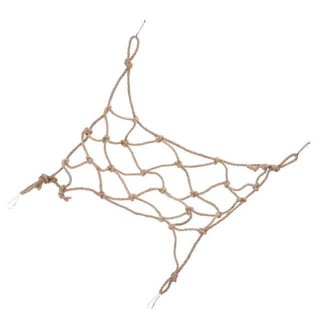 Pet Climbing Net, Non- Hemp Rope Durable Bird Climbing Rope Ladder Relieve Pets' Anxiety For Hamsters For Parrots Small,Large