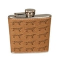 thumbnail image 1 of KuzmarK 6 oz. Leather Pocket Hip Liquor Flask - Dalmation Dog, 1 of 1