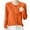 Orange, variant on Wancir Womens Long Sleeve V-Neck Button Down Cardigan Sweaters Knit Open Front Lightweight 2024 Ladies Fall Outwear