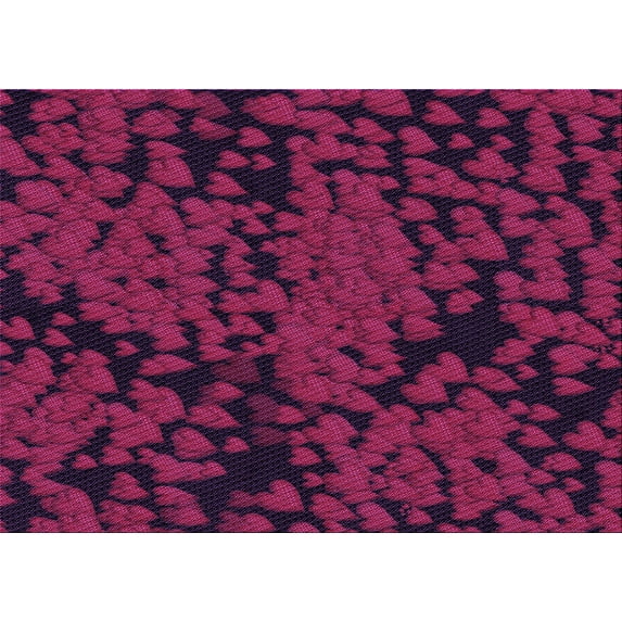 Ahgly Company Machine Washable Indoor Rectangle Transitional Raspberry Red Area Rugs, 4' x 6'