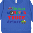 thumbnail image 3 of Inktastic Monster Truck Future Driver Toddler Sweatshirt, 3 of 4