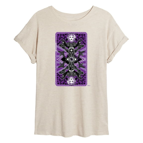 The Haunted Mansion - Haunted Mansion Tarot Card - Women's Oversized T-Shirt