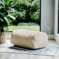 thumbnail image 2 of Big Joe Modora Bean Bag Lounger, Living Room and Gaming Seat, Birch Soft Boucle, Ottoman Only, 2 of 8