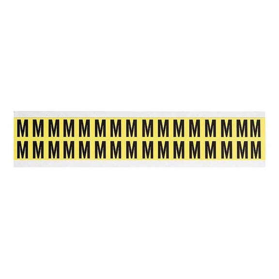 Brady LetterLabel,Vinyl,3/4inH,5/8inW,PK32 3420-M