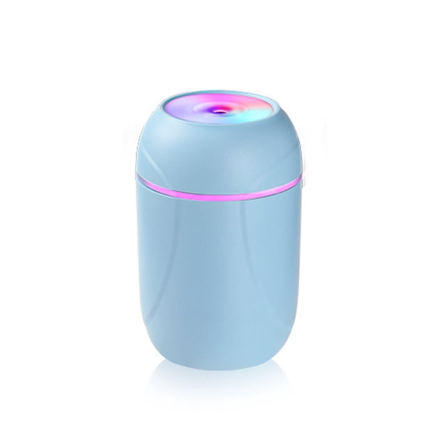 Humidificador de aire Oficina recargable de la humedad USB Difusor de tiempo continuo / intermitente Ajustable Viaje Mistán Mistadora Azul tholdsy HA059408-03B