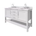 thumbnail image 5 of Ariel R061dcwovo Bayhill 60" Free Standing Double Basin Vanity Set - White, 5 of 7