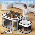 thumbnail image 4 of Cat Playpen BUFOR portátil plegable 32 x 24 x 22 cm con funda gris, 4 of 9