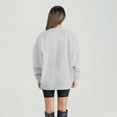 thumbnail image 3 of Women's Gameday Couture Ash Nebraska Huskers Oversized Tradition Refined Premium Fleece Sweatshirt, 3 of 3