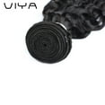 thumbnail image 5 of VIYA Water Wave Bundles Wet And Wavy Human Hair Curly Weave for Women Natural Black 18 Inch, 5 of 7