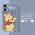 thumbnail image 3 of Case For OPPO RENO 8 7 9 6 7SE 5 4 4SE 4 3 4G 5G PRO PLUS Colour Simple Liquid Silicone Case Piglet Winnie the Pooh Bear, 3 of 5