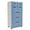 Blue, variant on 6 Drawer Dresser Tall Plastic Drawer Dresser Vertical Dresser Storage Tower Storage Cabinet Closet Chest Drawers Organizer for Bedroom, Living Room, Entryway, Closets Easy Pull W/Wheels (Blue)