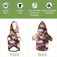 thumbnail image 5 of Bingfone Cute Cat Sunflower Dog Clothes Hoodie, Pet Winter Coat,Puppy Sweatshirts for Small Dogs Boy Girl,Suitable for All Breeds-Medium, 5 of 6