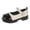Black, variant on Otqutp Girls Mary Jane Shoes Dress Flats for School Uniform Summer Kids Chunky Low Heel Wedding Party Dress up Shoes