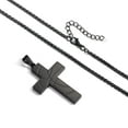 thumbnail image 4 of APSVO Black Basketball Themed Cross Necklace for Men Stuff Accessories Pendant Chain Christian Religious Birthday Jewelry Gifts Ideas Teen Boyfriend Son Dad Team Game Day Sports Athlete Age, 4 of 7
