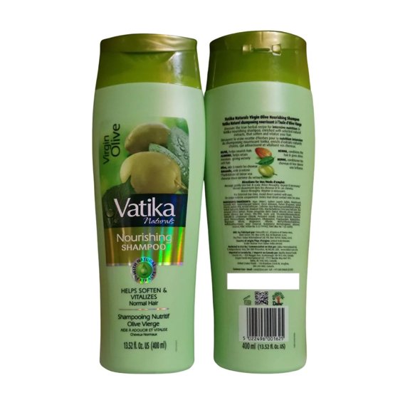 Dabur Vatika Virgin Olive Nourishing Shampoo 400ml (Pack of 3)