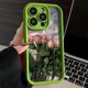 thumbnail image 5 of Funda de silicona con pintura al óleo para iPhone, carcasa con flor rosa blanca para iPhone 11, 12, 13, 14, 15 Pro Max, XS, X, XR, 78 Plus, SE 2020, 5 of 5