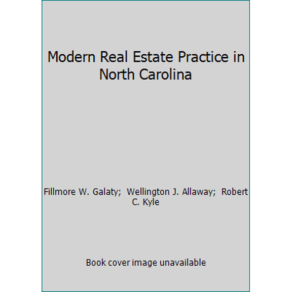 Pre-Owned Modern Real Estate Practice in North Carolina (Paperback) 1475421826 9781475421828