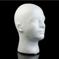 thumbnail image 5 of Male Polystyrene Styrofoam Foam Head Model Stand Wig Hair Hat Mannequin, 5 of 5