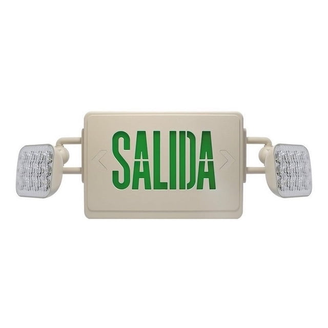 Letrero De Salida, Estevez, Con Luces Emergencia Estevez 5120