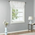 thumbnail image 2 of Gracie Mills Cyprian Sheer Embroidered Waterfall Valance 54x16 Diamond Pattern, 2 of 2