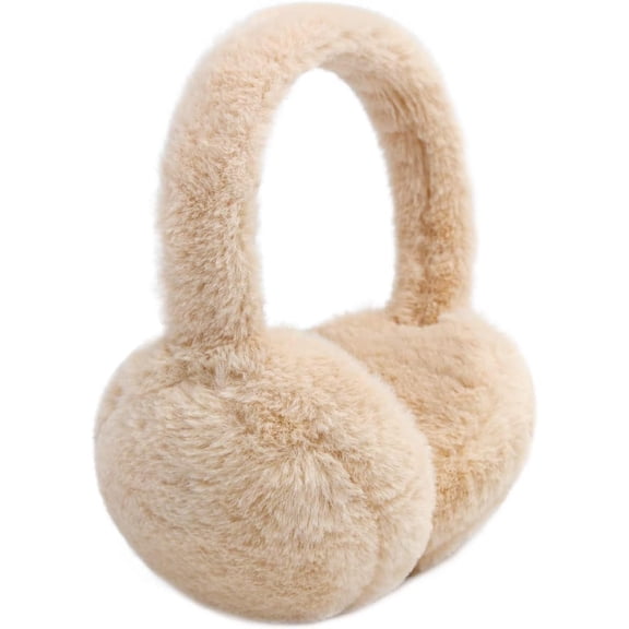 Women Winter Earmuffs Baby Warm Ear Muff Girls Cute Furry Ear Warmers Boys Foldable Ear Covers for Cold Weather