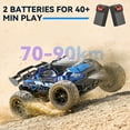 thumbnail image 5 of FAGINEY RC Cars for Adults Fast 40+MPH 1:14 Waterproof Off-Road RC Truck 4WD All Terrain High-Speed Remote Control Car Toy Gifts for Kids Boys, 2 Batteries, 5 of 11