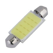 NEW 2pcs/10pcs White 42MM Festoon COB 12 LED Map/Dome Interior Light