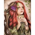 thumbnail image 3 of Ivy - Tea Series 19x24 Black Modern Framed Museum Art Print Titled - Sheena Pike Art And Illustration, 3 of 5