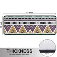 thumbnail image 5 of Kitchen Rugs Sets Of 2,Colorful Geometric Triangle Diamond Pattern Anti Fatigue Kitchen Mat Rugs Non Slip Washable,Decorative Kitchen Floor Mats for Kitchen,Sink,Laundry,17"x47"+17"x47", 5 of 5