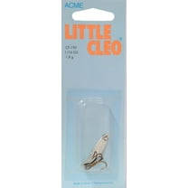 Acme Tackle Freshwater Little Cleo Fishing Spoon , Nickel, 1/16 oz Lake