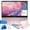 Pink, variant on HP 14" HD Student Business Laptop, Intel Quad-Core N150, 8GB RAM, 128GB UFS, 1 Year Office 365, Slim Design, Webcam, HDMI, Bluetooth, WiFi, Win 11 S, Pink