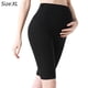 thumbnail image 2 of Leggings suaves de cinco puntos para mujeres embarazadas, cintura alta, pantalones de montar, 2 of 6