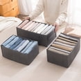 thumbnail image 2 of Bolsa de almacenamiento de ropa, caja de almacenamiento tipo cajón de armario, caja de almacenamiento de malla para el hogar, caja de almacenamiento de ropa, pantalones y calcetines, 2 of 5