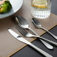 thumbnail image 4 of vancasso 48 Piece Silverware Sets , Stainless Steel Knife and Fork for 12，Silver Round handle, 4 of 6