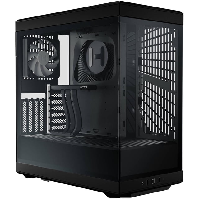 Gabinete Gamer HYTE Y40 ATX Media Torre 2 FAN Cristal Templado USB-C Negro