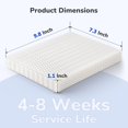 thumbnail image 3 of Fil-fresh MD1-0034 Replacement Humidifier Wick, Replacement Filter Compatible with Vornado Evaporative Humidifier Evap40, Evap2, EV100, EV200, EVDC30, 3 of 8