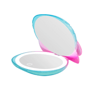 Impressions Vanity Hello Kitty Kawaii Compact Mirror with Ultra Bright LED Light (Cotton Candy)