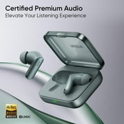realme Buds Air 7, 12.4mm Dynamic Bass Drivers, 52Hrs Playtime, 52dB Hybrid ANC, 6 Mic ENC, 45ms Low Latency, 360 Spatial Audio, Hi-Res LHDC, IP55 Dust & Water Resistant, BT v5.4 - Green