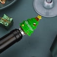 thumbnail image 4 of Christmas Wine Stopper, Wine Bottle Stopper, Christmas Tree Resin Wine Bottle Stopper for Holiday Party Dinner Decoration, Reusable PVC Material, 11cm Size, Vacuum Seal Wine Preserver, 4 of 7