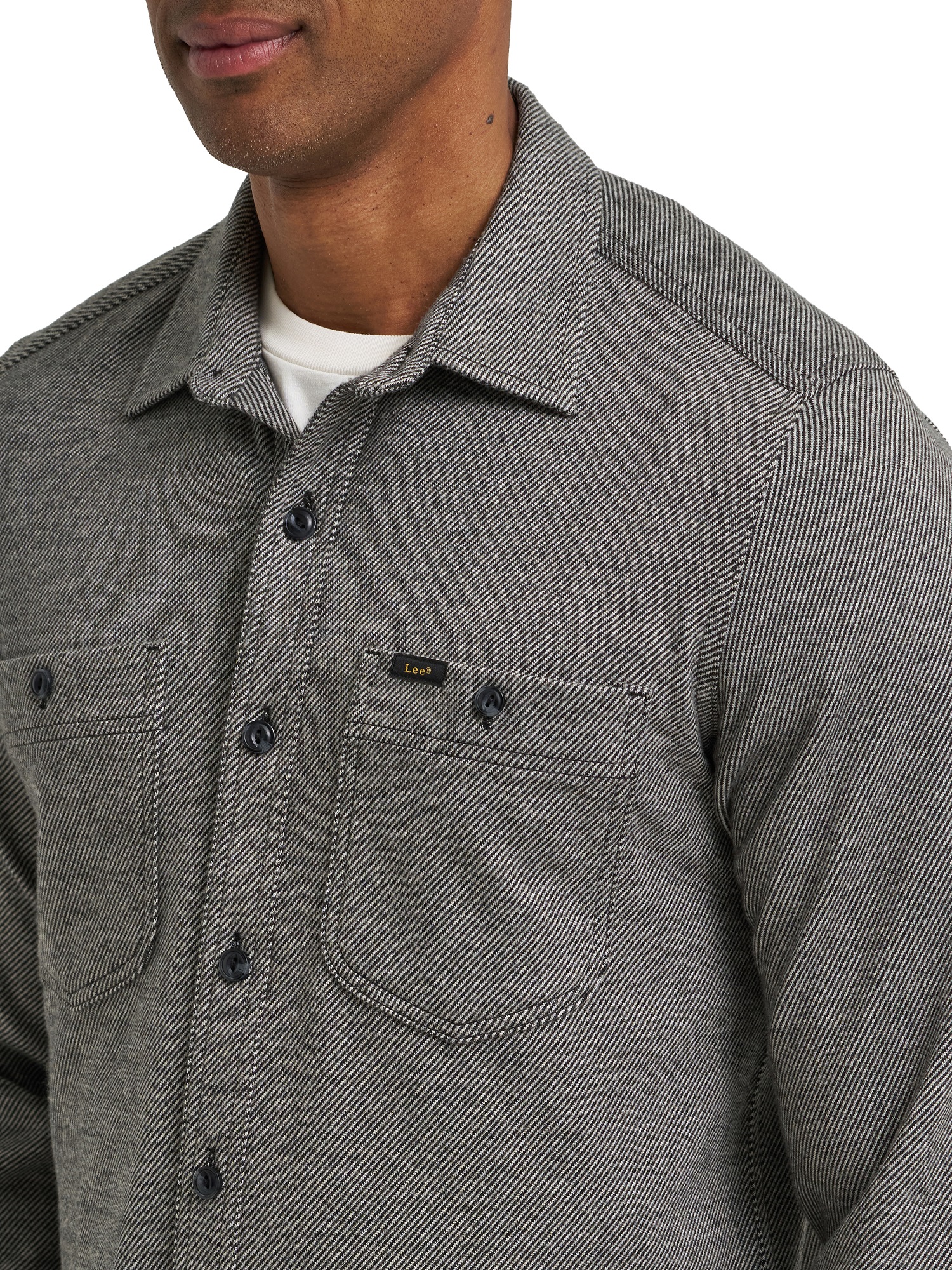 Lee® Men's Brushed Knit Shop Shirt