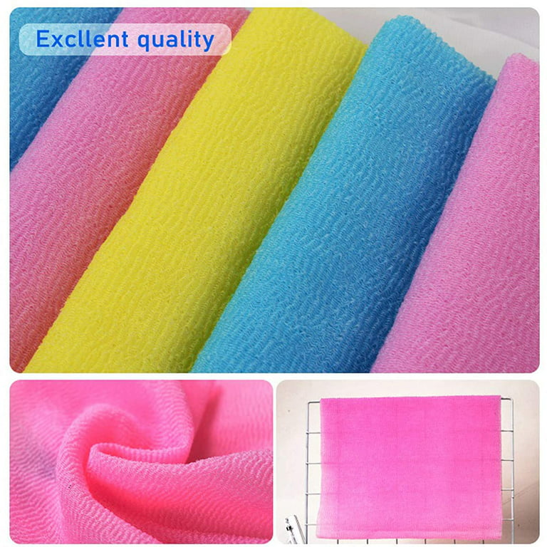 Exfoliating Washcloth Japanese Beauty Washcloth Nylon Bath Sponge
