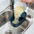 thumbnail image 4 of Évier Filtre à Résidus Alimentaires Multifonctionnel en Forme de Selle Panier de Vidange de Cuisine Ménager Étagère de Rangement Multifonctionnelle, Vert, 4 of 5