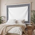 thumbnail image 3 of White Greek Key Small Tapestry for Bedroom Wall Hanging Tapestry,Geometric Greece Ancient Farmhouse Geo Ceiling Backdrop Tapestries Poster Blanket Wall Decor for Teens Room Living Room Dorm 23" x 28", 3 of 8