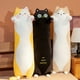 thumbnail image 2 of 1 pieza de peluche de gato gigante de 90 a 130 cm de largo, almohada cilíndrica de animal, peluche de gato, regalo para amigos que duermen para niños, 2 of 5