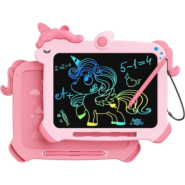 Tableta de escritura LCD Kikapabi Unicorn Colorida Screen Girls